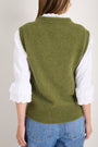Anna Fluffy Tank - Deep Olive