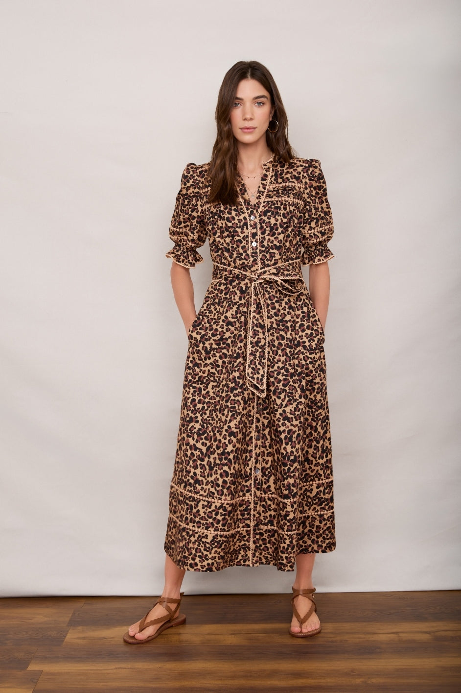 Annie Dress - Leopard