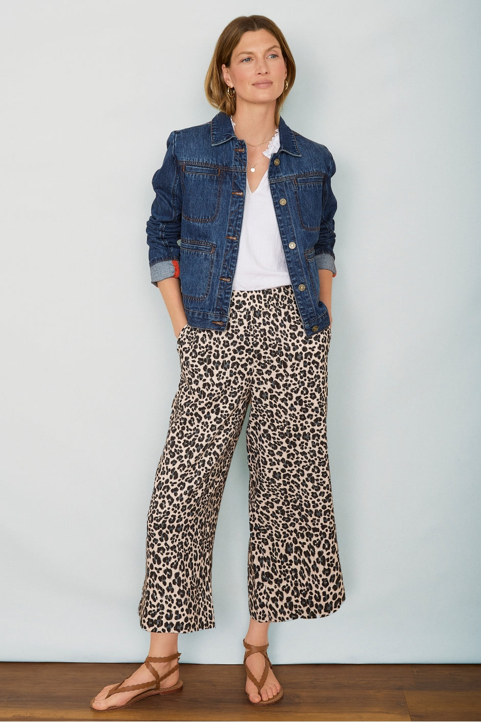 Aoife Trouser - Leopard