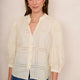 Arielle Broderie Blouse - Ecru