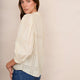 Arielle Broderie Blouse - Ecru