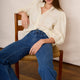 Arielle Broderie Blouse - Ecru