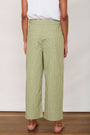 Astrid Stripe Jean - Green/Ivory