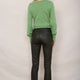Audrey Coated Jean - Bottle Green