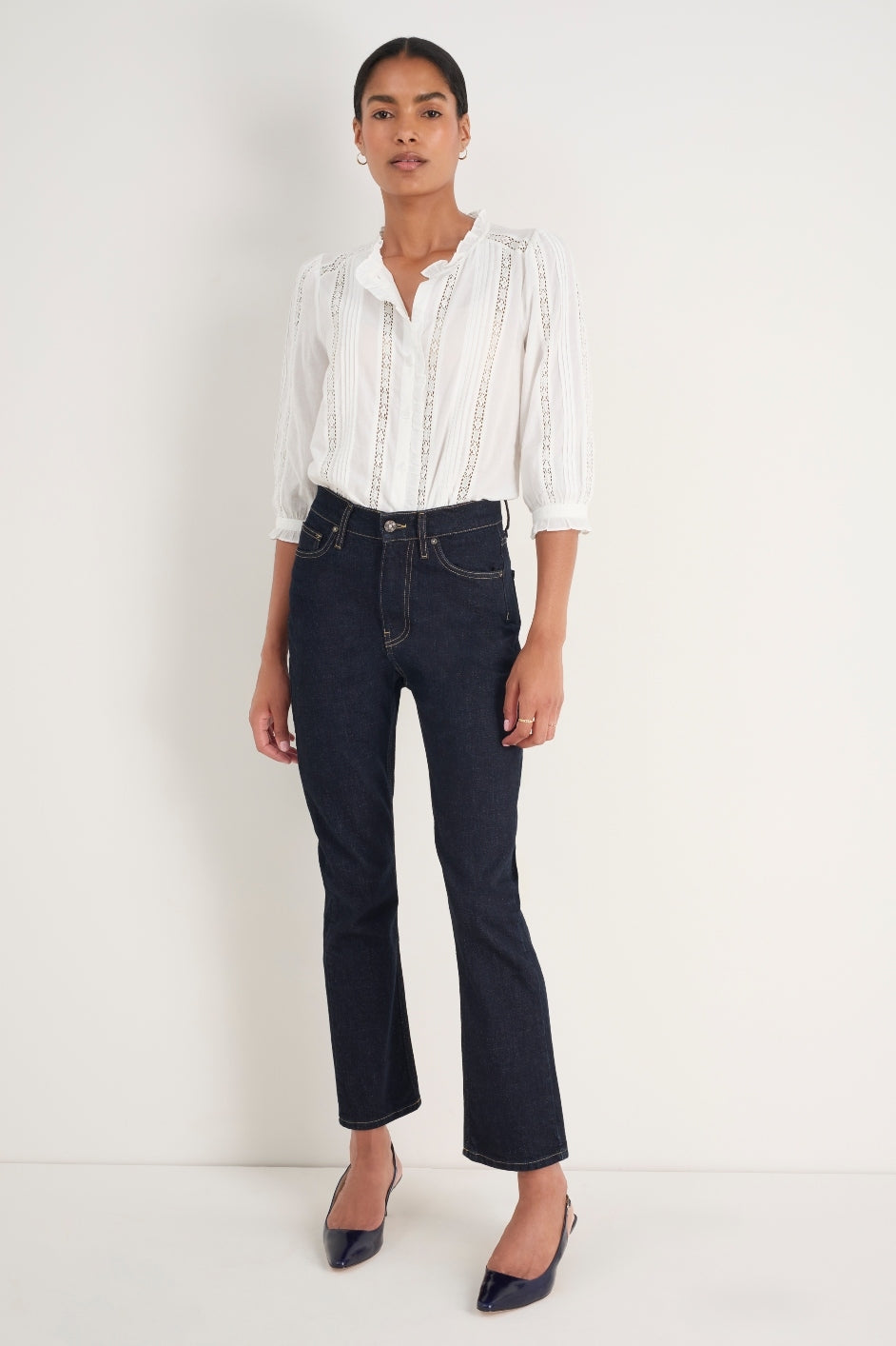 Audrey Slim Jean - Rinse Wash