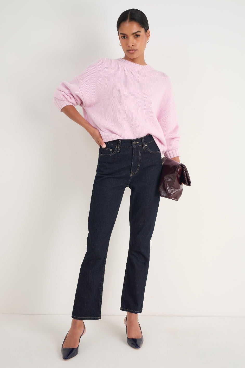 Audrey Slim Jean - Rinse Wash