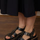 Annie Chunky Sandal - Black Stud