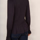 Aureilia Smocked Jersey Top - Black