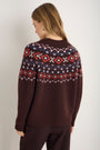 Beau Fairisle Jumper - Cocoa Fairisle