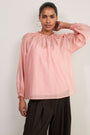 Belle Blouse - Rosewood Pink