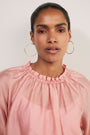 Belle Blouse - Rosewood Pink