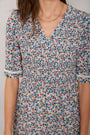 Betty Dress - Ivory Ditsy Floral