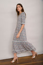 Betty Dress - Ivory Ditsy Floral