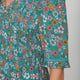 Betty Dress - Teal Retro Floral