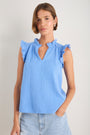 Marlow Top - Riviera Blue