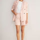 Brielle Long Soft Scallop Short - Dusky Pink