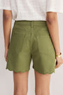 Brielle Long Soft Scallop Short - Olive