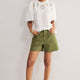 Brielle Long Soft Scallop Short - Olive