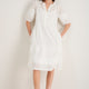 Tilly Broderie Dress - White