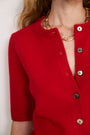 Caley Cardigan - Red