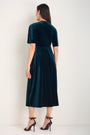 Caley Dress - Teal