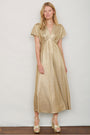 Caley Dress - Gold