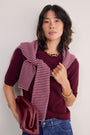 Caley Knitted Top - Aubergine