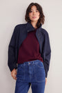 Caley Knitted Top - Aubergine