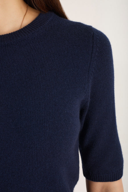 Caley Knitted Top - Midnight