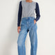 Callie Merino Cardigan - Grey Marl/Midnight