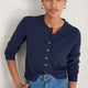Callie Merino Cardigan - Midnight