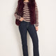 Cameron Faux Fur Gilet - Deep Fig