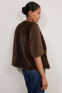Cameron Faux Fur Gilet - Leopard