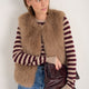 Cameron Faux Fur Gilet - Mink