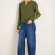 Camille Cardigan - Olive Green