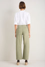 Camille Tie Horseshoe Trouser - Eucalyptus