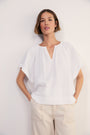 Carlotta Blouse - White