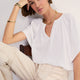 Carlotta Blouse - White