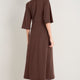 Carmine Jersey Dress - Cocoa