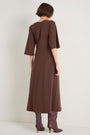 Carmine Jersey Dress - Cocoa