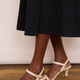 Lola Strappy Heel - Ecru