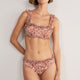 Cassis Bikini Bottom - Sand Mono Floral
