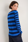 Cath x WYSE Brigitte Jumper - Midnight/Blue Stripe