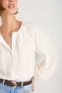 Cath x WYSE Elizabeth Silk Blouse - Ivory