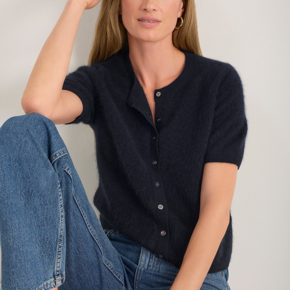 Cath x WYSE Kelly Cardigan - Black
