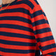 Cath x WYSE Brigitte Jumper - Tomato Red/Midnight Stripe