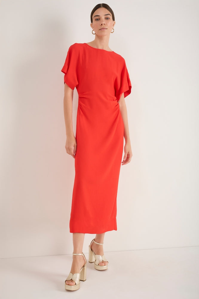 Cath x WYSE Vivienne Dress - Tomato Red