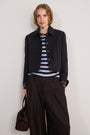Cath x WYSE Brigitte Jumper - Chocolate/Sky Blue