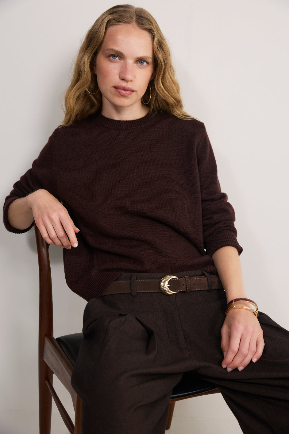 Cath x WYSE Andy Jumper - Chocolate