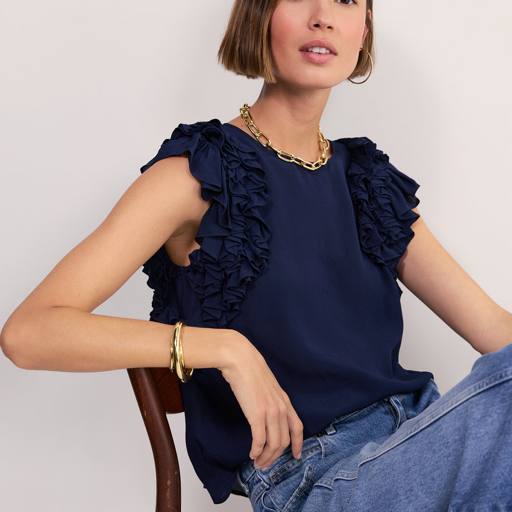 Cath x WYSE Antibes Top - Midnight